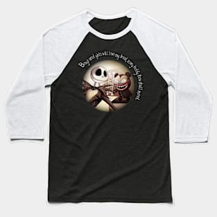 scary teddy Baseball T-Shirt